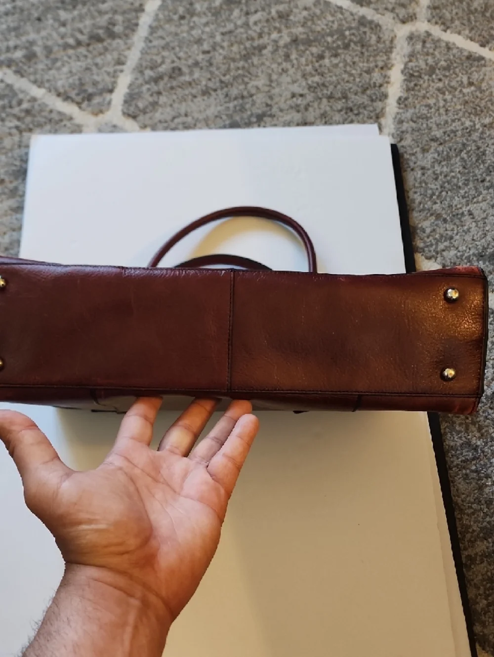 Wilsons Vintage Leather Computer Bag.